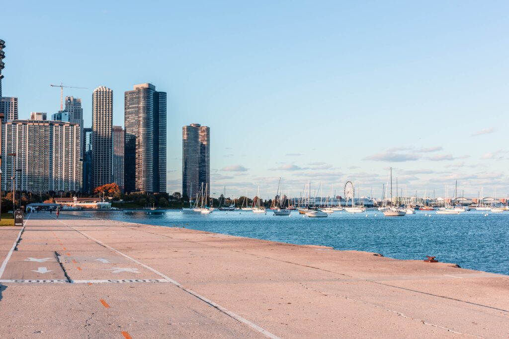 Running routes in Chicago: Lakefront trail
